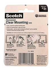 Scotch 3M Mounting Tape, 1 x 60 Inch, 25.4mm x 1.51m, Clear