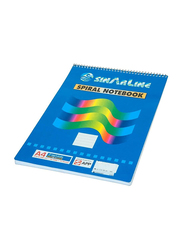 Sinarline Top Spiral Notebook, 6 x 70 Sheets, 56 GSM, A4 Size