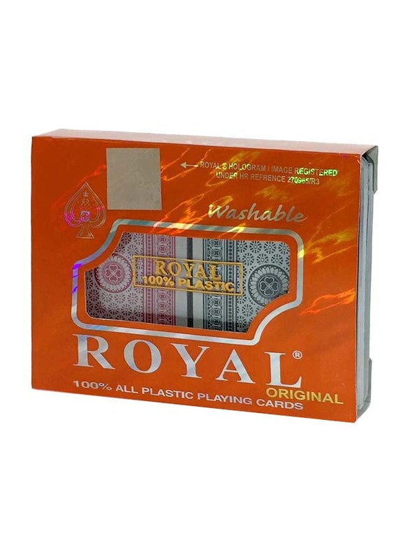 

Royal Original Washable All Plastic Playing Cards, 12 Years & Above, 2 Piece, Multicolour