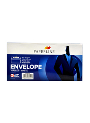Paperline Letter Envelope, 50 Pieces, White