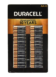 Duracell AA Batteries, 1.5V, 48-Piece, Black/Gold