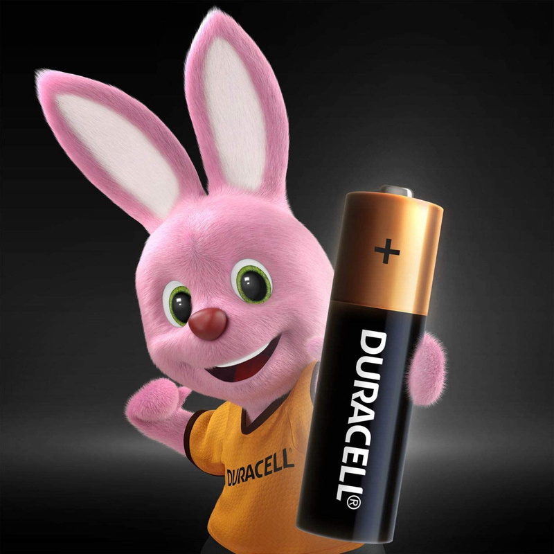 Duracell Type AA Alkaline Battery, 6 Pieces, 32045, Black/Gold