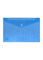 Partner Clear Document Bag, Blue