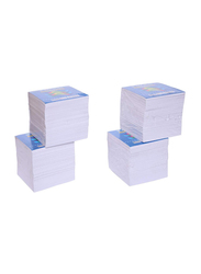 Sinarline Memo Cube, 4 Pieces, White