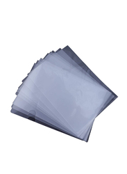 Nuobesty Plastic Practical L-Type Document File Folder, 12 Piece, A4 Size, Clear
