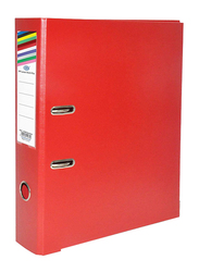 FIS PP Lever Arch Files with Slide-In Plate, A4 Size, Red