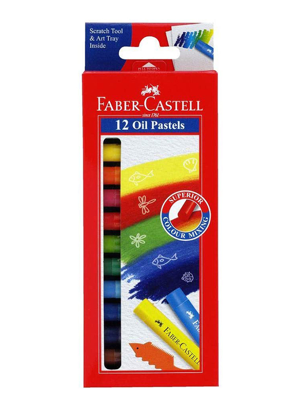 

Faber-Castell Oil Pastels Crayon Set, 12 Piece, Multicolour