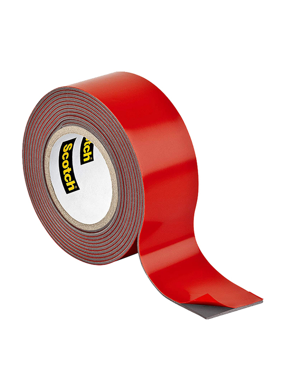 Scotch Heavy-Duty Exterior Mounting Tape, Grey