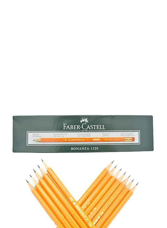 Faber-Castell 3-Piece Bonanza 1320 Pencil Set, Orange