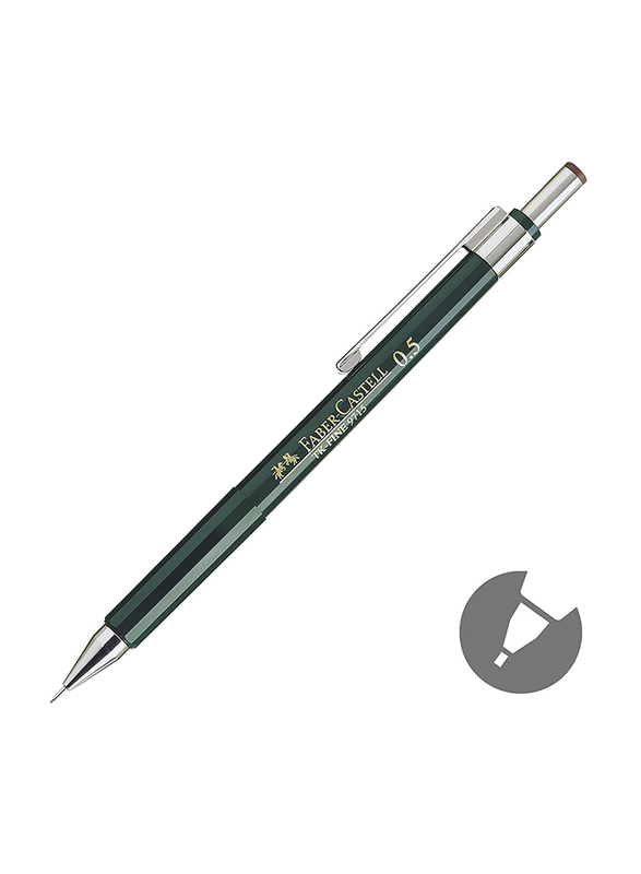 Faber-Castell TK-Fine 9715 Mechanical Pencil, 0.5mm, Green