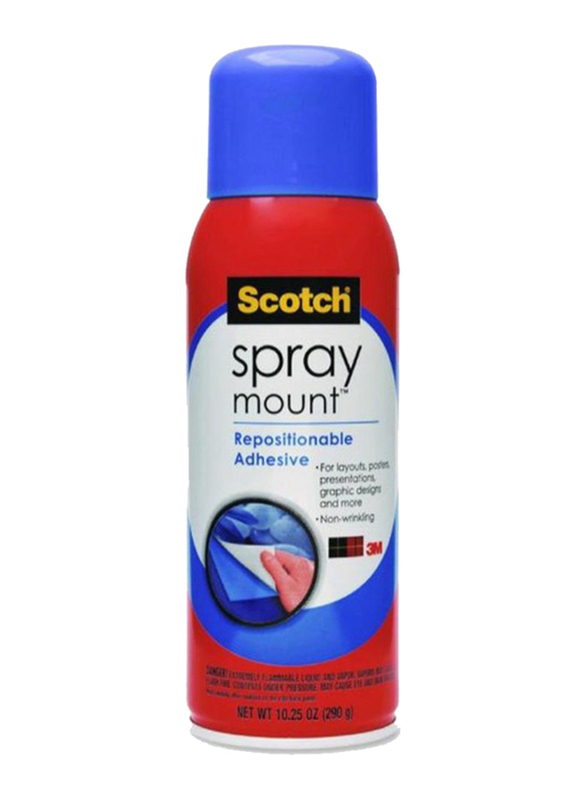 3M Scotch Spray Mount Adhesive, 290g, Multicolour
