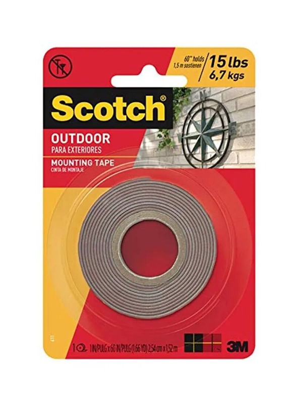 Scotch Mounting Tape, 6. 7Kg, 254 x 152mtr, Brown