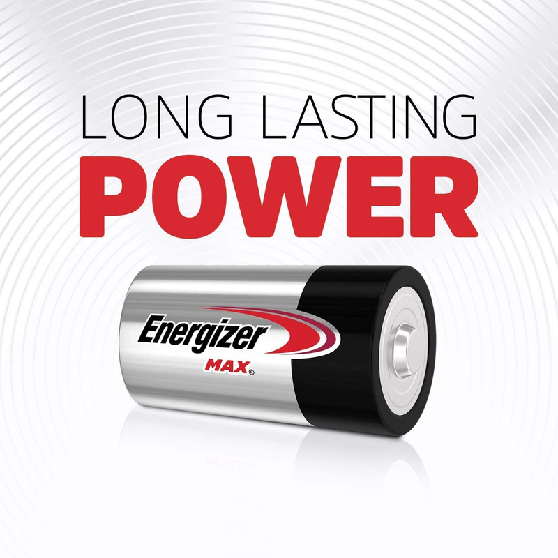 Energizer E92BP2 Max Alkaline AAA Battery, 2 Pieces, Black/Silver