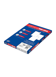 FIS Multipurpose Label, 24 Stickers x 100 Sheets, A4 Size, White