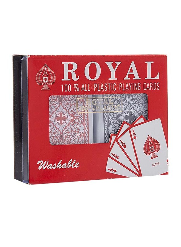 

Royal Washable Plastic Playing Cards, 12 Years & Above, Multicolour