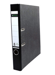Leitz 1105 2-inch Lever Arch Narrow Box File, Full Scape, Black