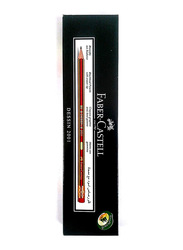 Faber-Castell 12-Piece Dessin 2001 Eraser-Tipped Pencil Set, Black