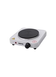 Geepas Portable Electric Hob, 1000W, GHP32013, White