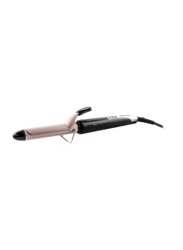 

Geepas Ceramic Pro-Digital Curling Iron, GHC86006N, Black/Beige