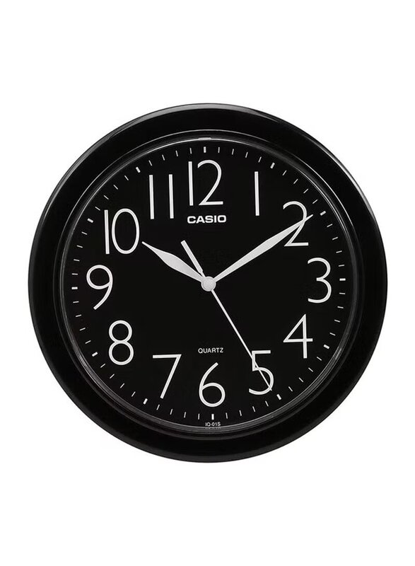 

Casio Round Analog Wall Clock, Black