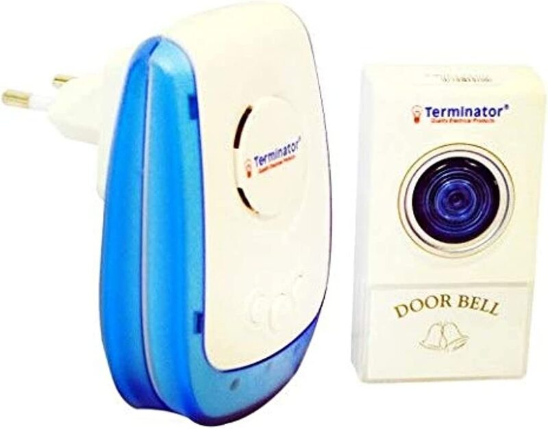 

Terminator Digital Wireless Door Bell, TDB 0092AC-13A, White