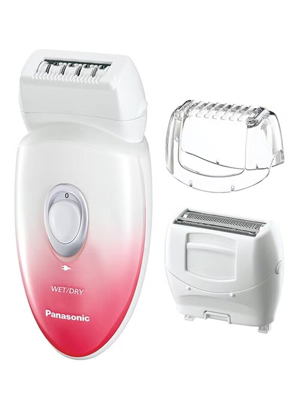 

Panasonic 3-in-1 Wet and Dry Epilator, ES - EU20, Pink/White