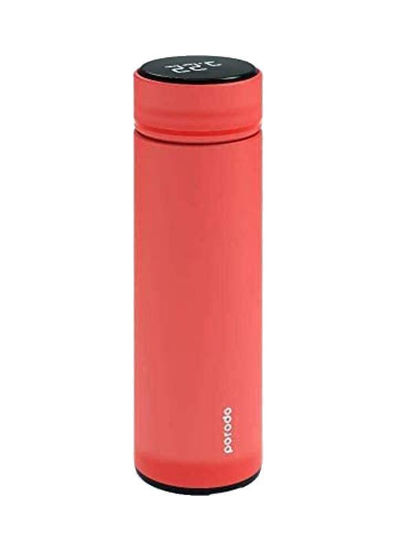 

Porodo 500ml Smart Vacuum Flask with Temperature Indicator, Red