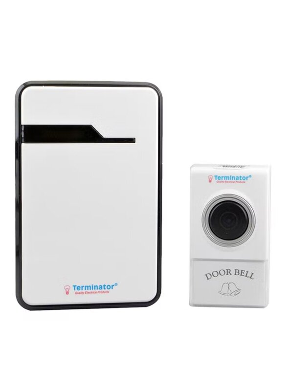 

Terminator Wireless Door Bell, TDB 019DC, White