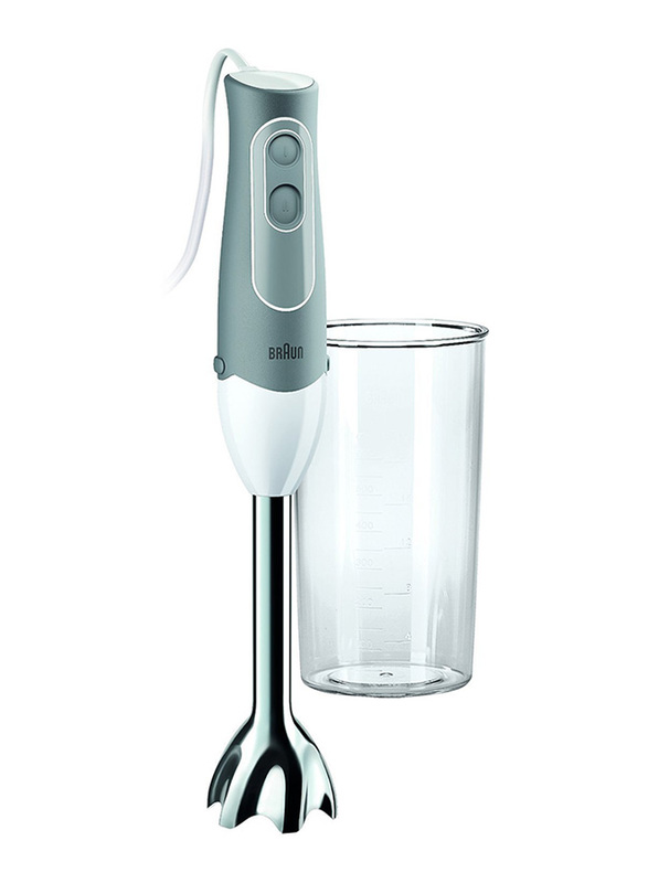 

Braun Electric Hand Blender with Jar, 500W, Mq500, Grey/White