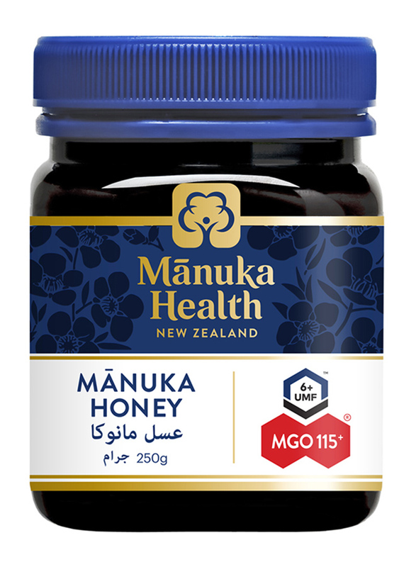 

Manuka Health New Zealand 6+ UMF MGO 115+ Honey, 250g
