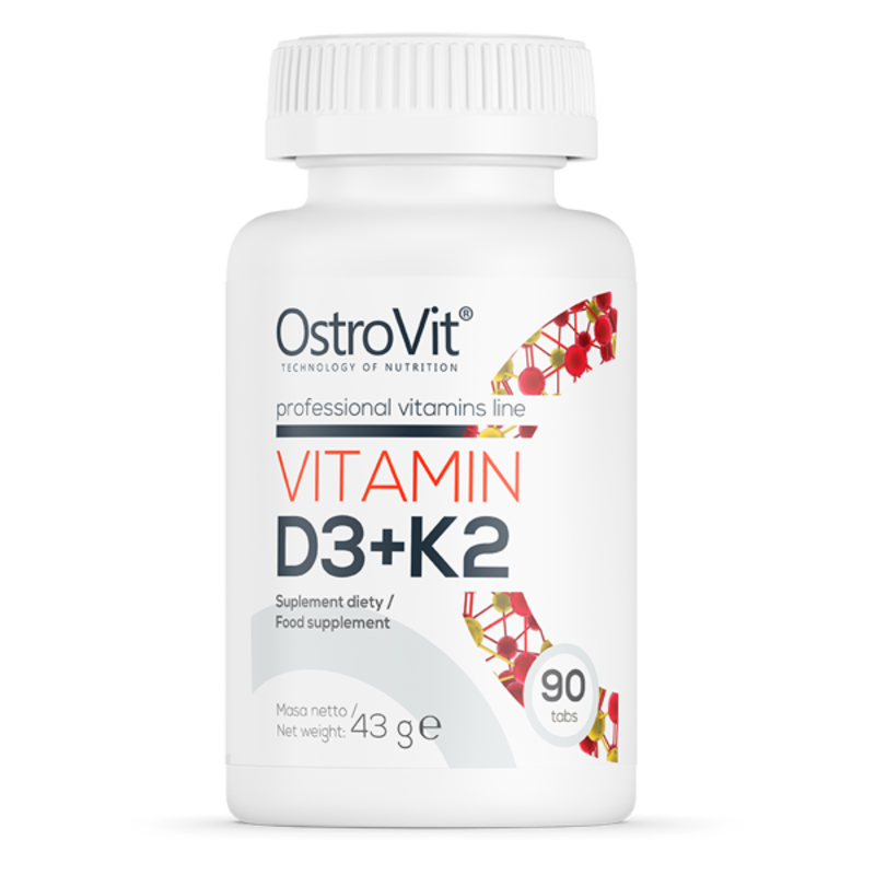 

OstroVit Vitamin D3 + K2 90 Tablets