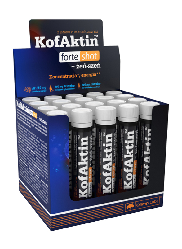 

Olimp Labs KofAktin Forte Shot, 25ml x 20 Pieces