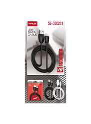 Sonilex 1.5-Meter V8 Data Micro B USB Charging Cable, USB Type A Male to Micro B USB for Smartphones, Black