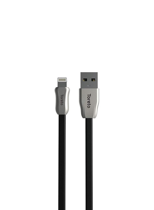 

Toreto 1-Meter Swift Data ios Lightning Cable, USB Type A Male to Lightning for Apple Devices, TOR-801, Black