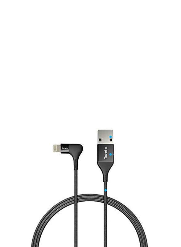 

Toreto 1-Meter Elite-3 USB Type-C Cable, Fast Charging USB Type A Male to USB Type-C for Smartphones, Black