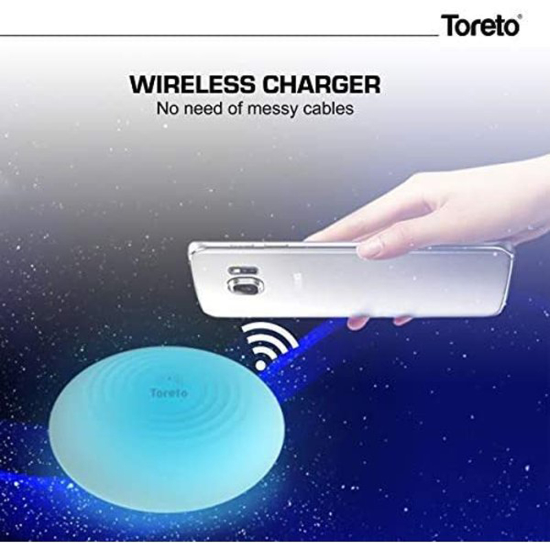 Toreto 1.1A Mobile Wireless Charger with Detachable Cable, TOR-506, White
