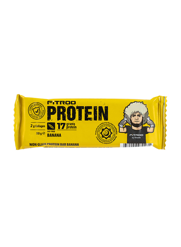 

Fitroo Non Glaze Banana Protein Bar, 50g