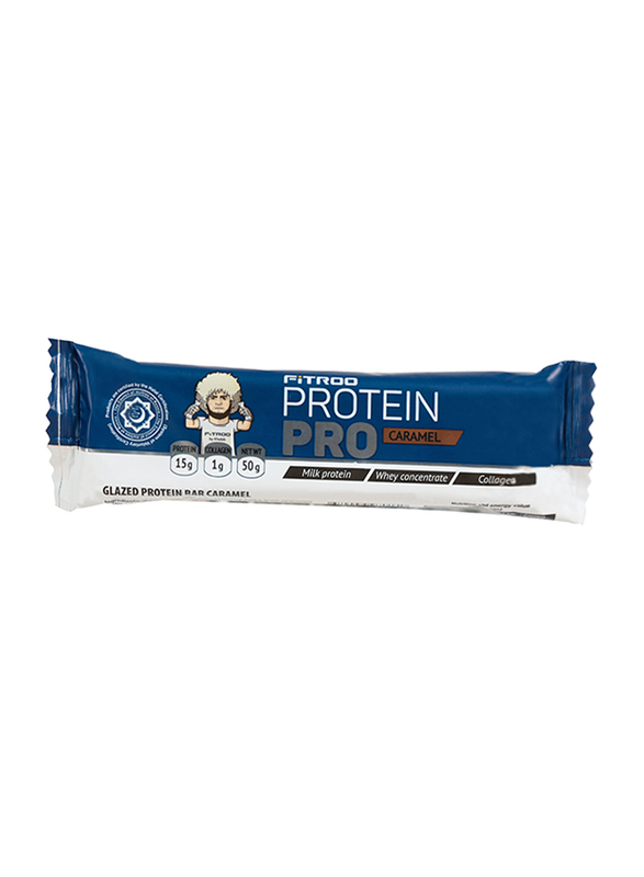 

Fitroo Pro Glazed Caramel Protein Bar, 50g