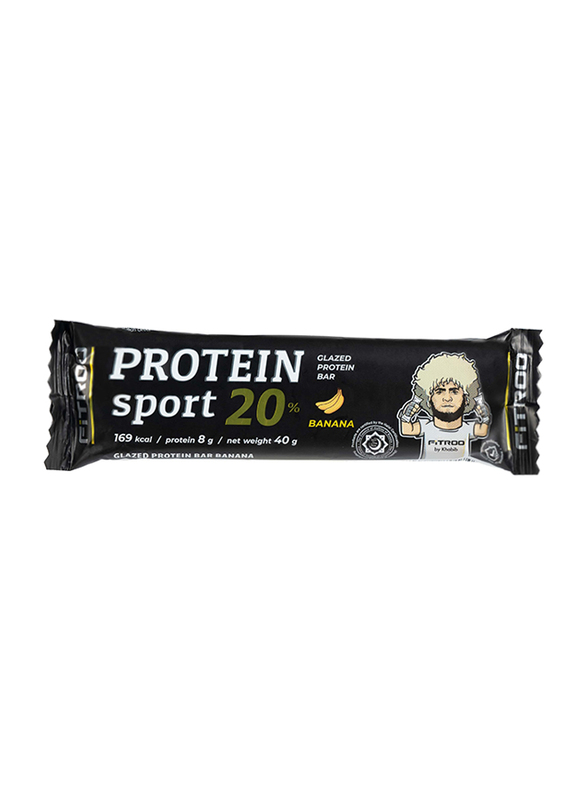 

Fitroo Sport Glazed Banana Protein Bar, 40g