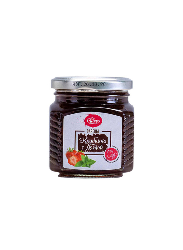 

Te Gusto Strawberry Mint Preserve, 300g