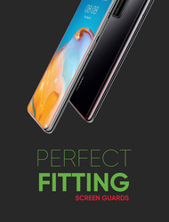 Break Protection Huawei P40 Pro Unbreakable 360° Front Back & Side Tempered Glass Screen Protection, Clear/Black