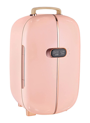 Iker 12L Double Door Mini Refrigerator for Cosmetics, Pink