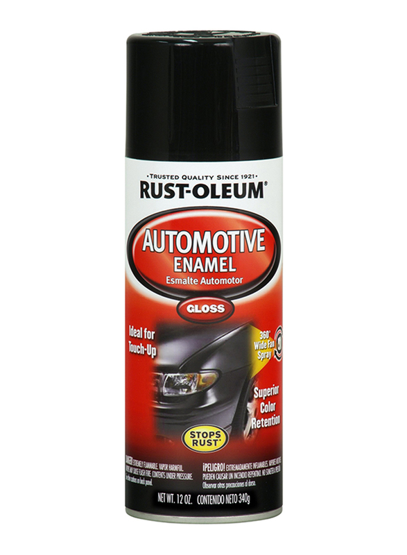 

Rust-Oleum Automotive Enamel Spray, 12 Oz., Gloss Black
