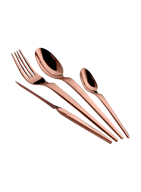 

39-Piece High Quality Stainless Steel Cutlery Set, Rose Gold
