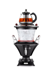 Dessini Capacity 3.2L Electric Samovar for Tea and Coffee, 2300W, AKA753, Black