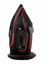 Dessini Cordless Steam Iron, 2200W, Model 4004, Black/Red