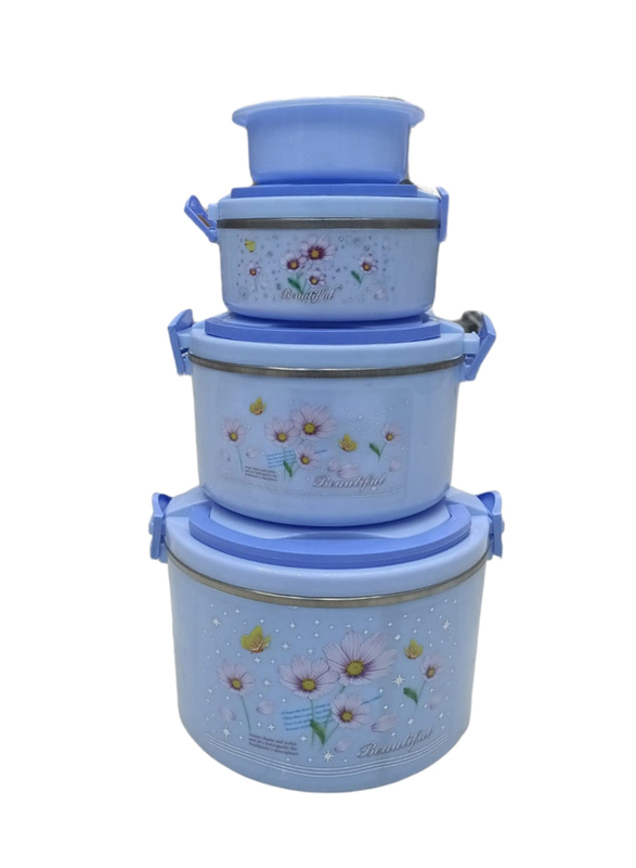 

Generic Plastic Food Casserole Set, 4-Piece, Blue