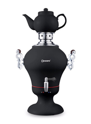 Dessini Capacity 2.5L Stainless Steel Electric Samovar for Tea and Coffee, 1950W, 13765, Black