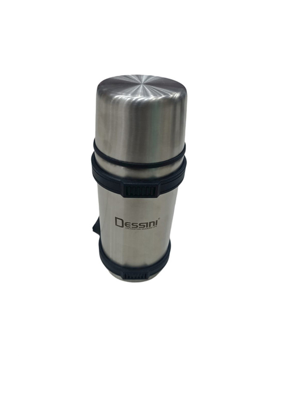 

Dessini 0.5 Ltr Stainless Steel Round Vacuum Flask, AKA749, Silver