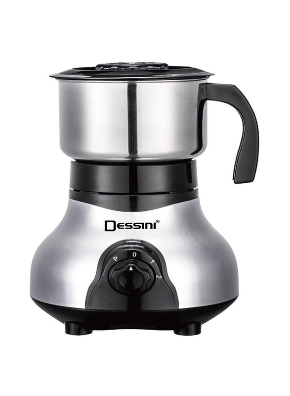 

Dessini Stainless Steel Coffee Beans and Nut Grinder, 300W, AKA826, Silver/Black